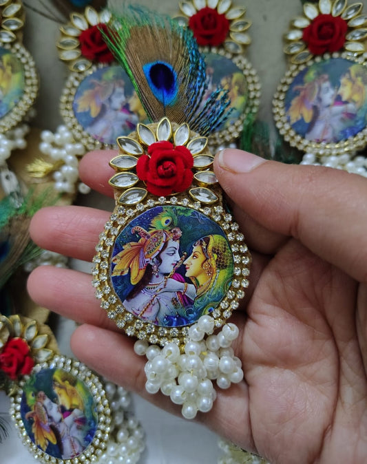 Rose Radha Krishna Morpankh  Pack of 10